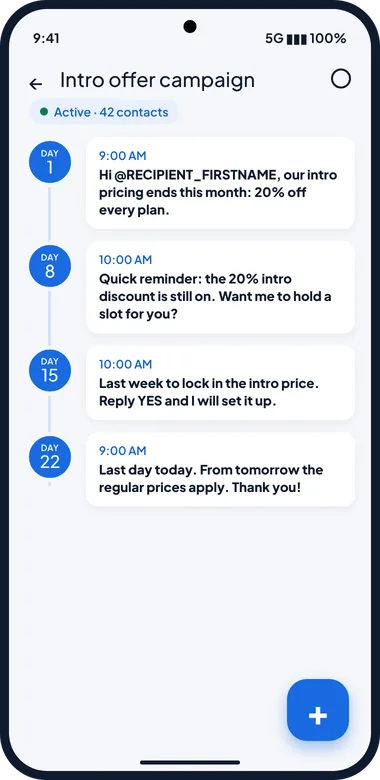 SKEDit Campaigns screen
