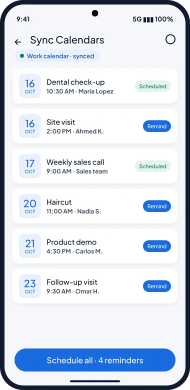 SKEDit Events screen